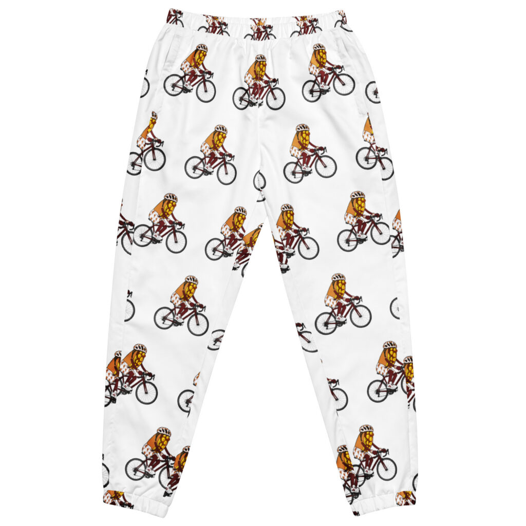 Track pants - The Cheesesteak Life - Cheesey Bicyclist - Extra Cheesey