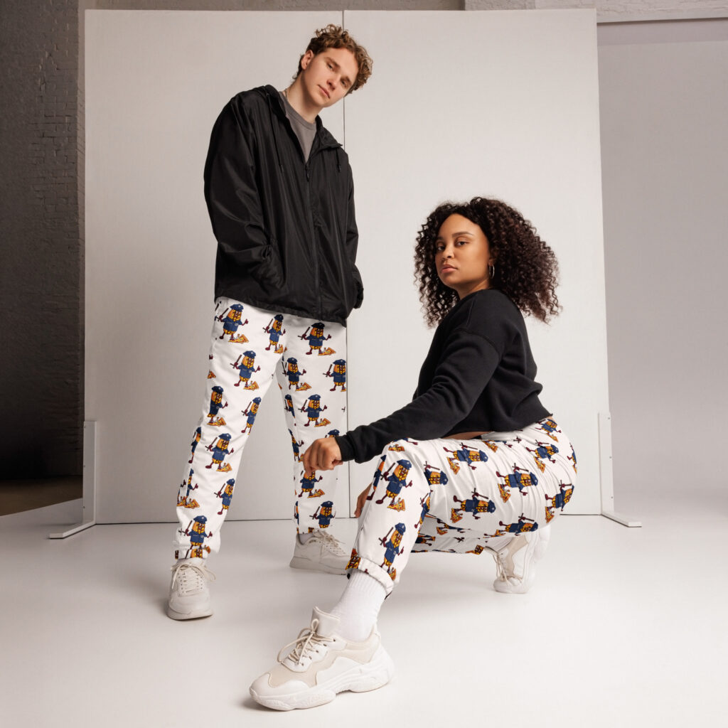 Track pants - The Cheesesteak Life - Cheesey Police - Extra Cheesey