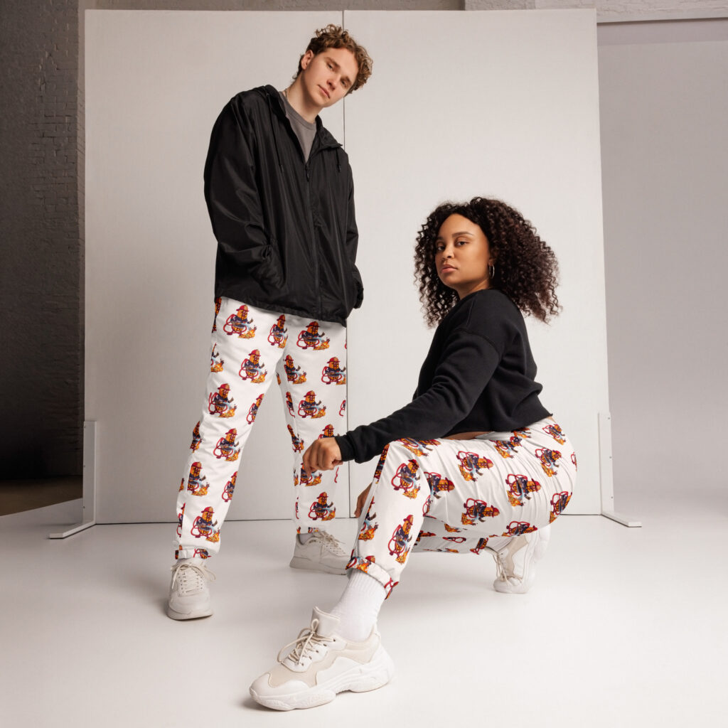 Track pants - The Cheesesteak Life - Cheesey Fire - Extra Cheesey