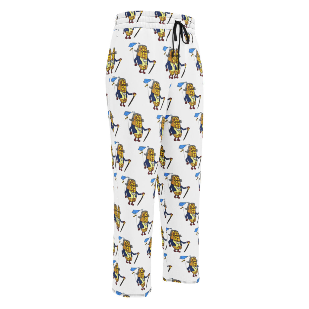 Wide-leg joggers - The Cheesesteak Life - Cheesey Ben Franklin - Extra Cheesey