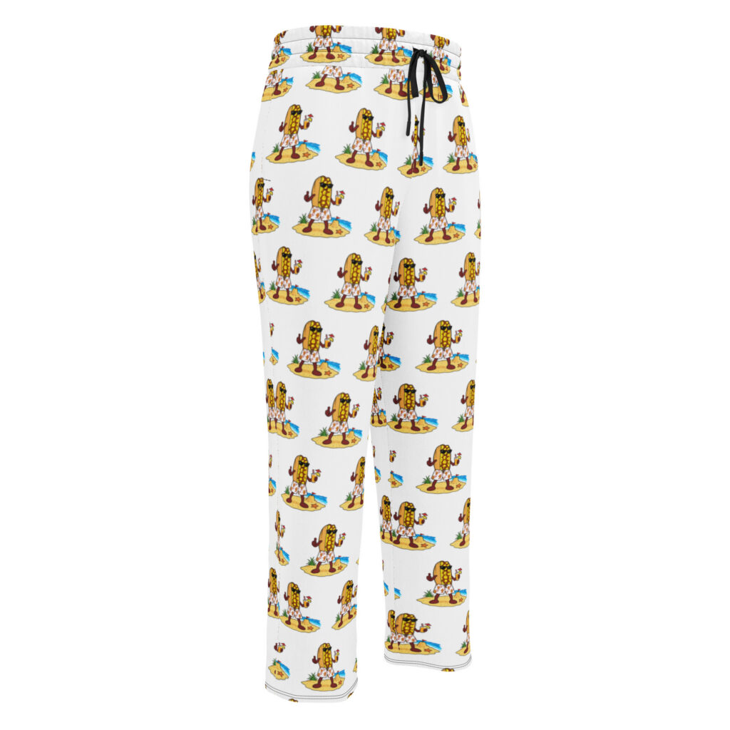Wide-leg joggers - The Cheesesteak Life - Mr. Cheesey's Beach - Extra Cheesey