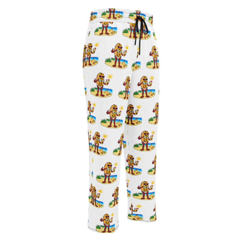 Wide-leg joggers - The Cheesesteak Life - Ms. Cheesey's Beach - Extra Cheesey