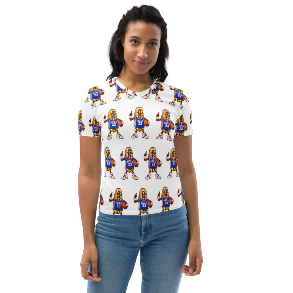 Women's T-shirt - The Cheesesteak Life - Cheesey Sixers Fan - Extra Cheesey