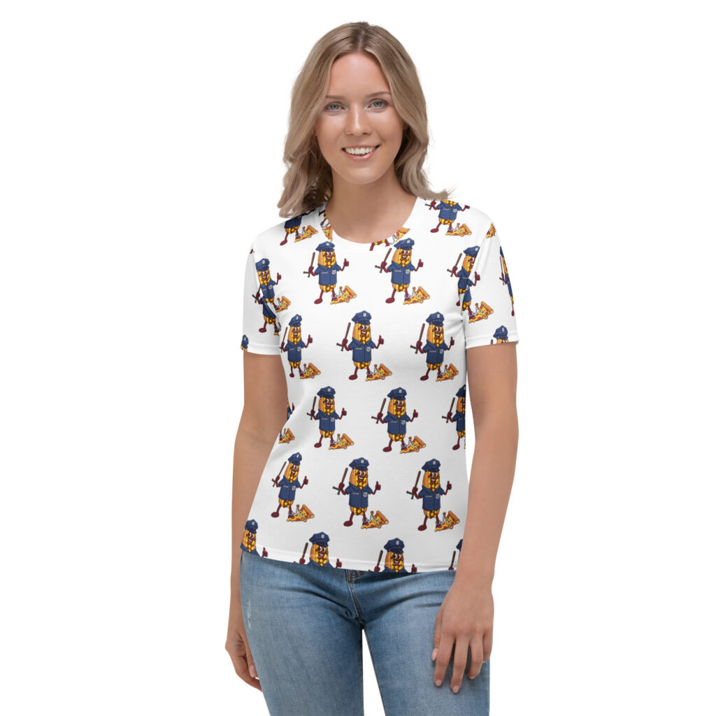 Women's T-shirt - The Cheesesteak Life - Cheesey Police - Extra Cheesey