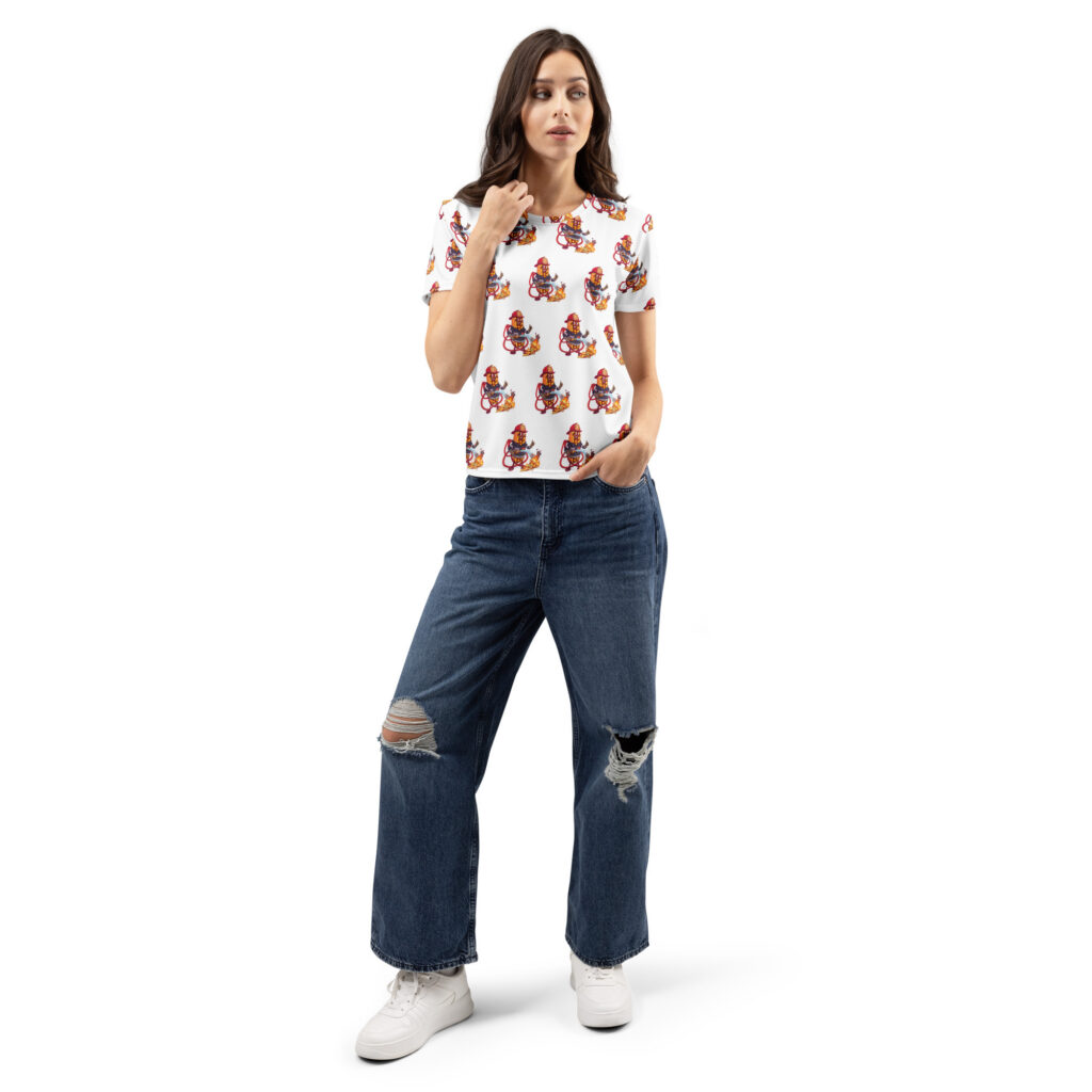 Women's T-shirt - The Cheesesteak Life - Cheesey Fire - Extra Cheesey