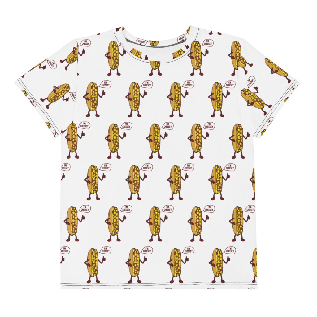 Youth t-shirt - 8-20 - The Cheesesteak Life - Mr. Cheesey - Extra Cheesey