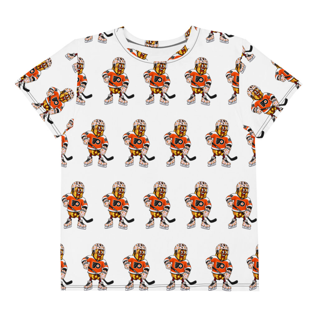Youth (8-20) crew neck t-shirt - The Cheesesteak Life - Cheesey Flyers Fan - Extra Cheesey