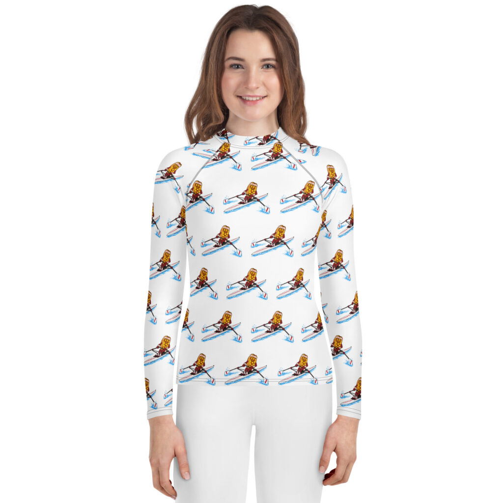 Youth (8-20) Rash Guard - The Cheesesteak Life - Cheesey Crew - Extra Cheesey
