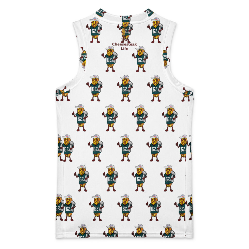 Youth Recycled Basketball Jersey - The Cheesesteak Life - Cheesey Eagles Fan new