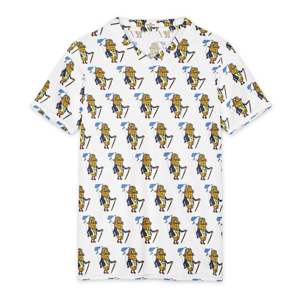 Youth Recycled Sports Jersey - The Cheesesteak Life - Cheesey Ben Franklin - Extra Cheesey