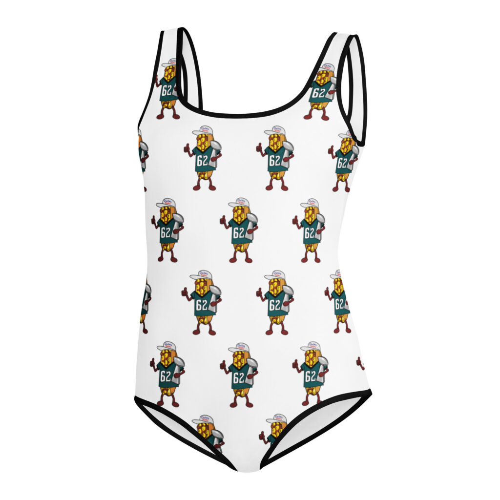 Youth Swimsuit - The Cheesesteak Life - Cheesey Eagles Fan new