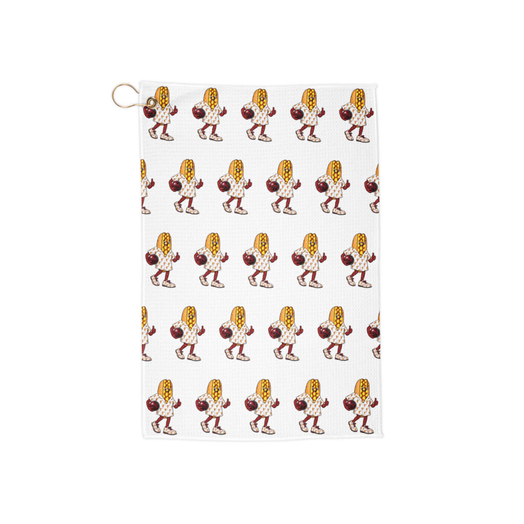 Golf towel - The Cheesesteak Life - Cheesey Bowler - Extra Cheesey