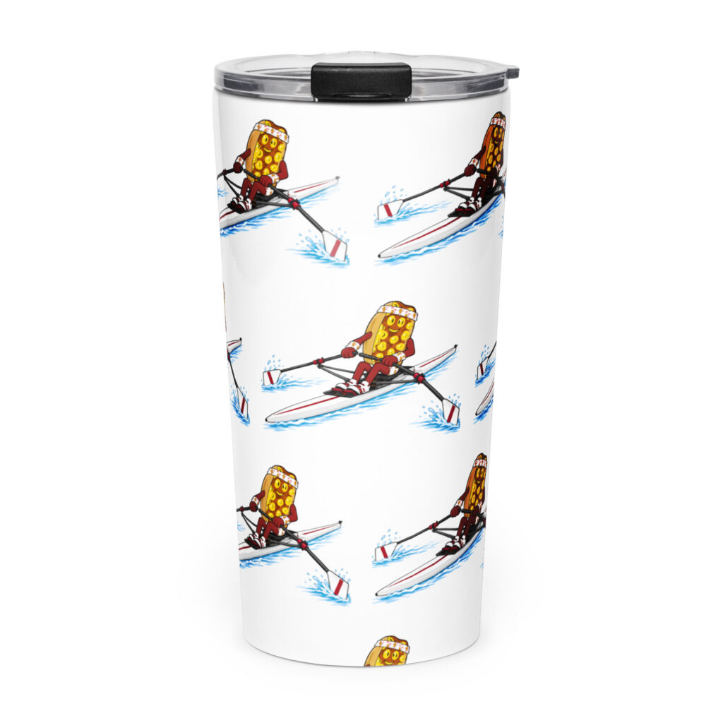 Tapered stainless steel tumbler - The Cheesesteak Life - Cheesey Crew - Extra Cheesey