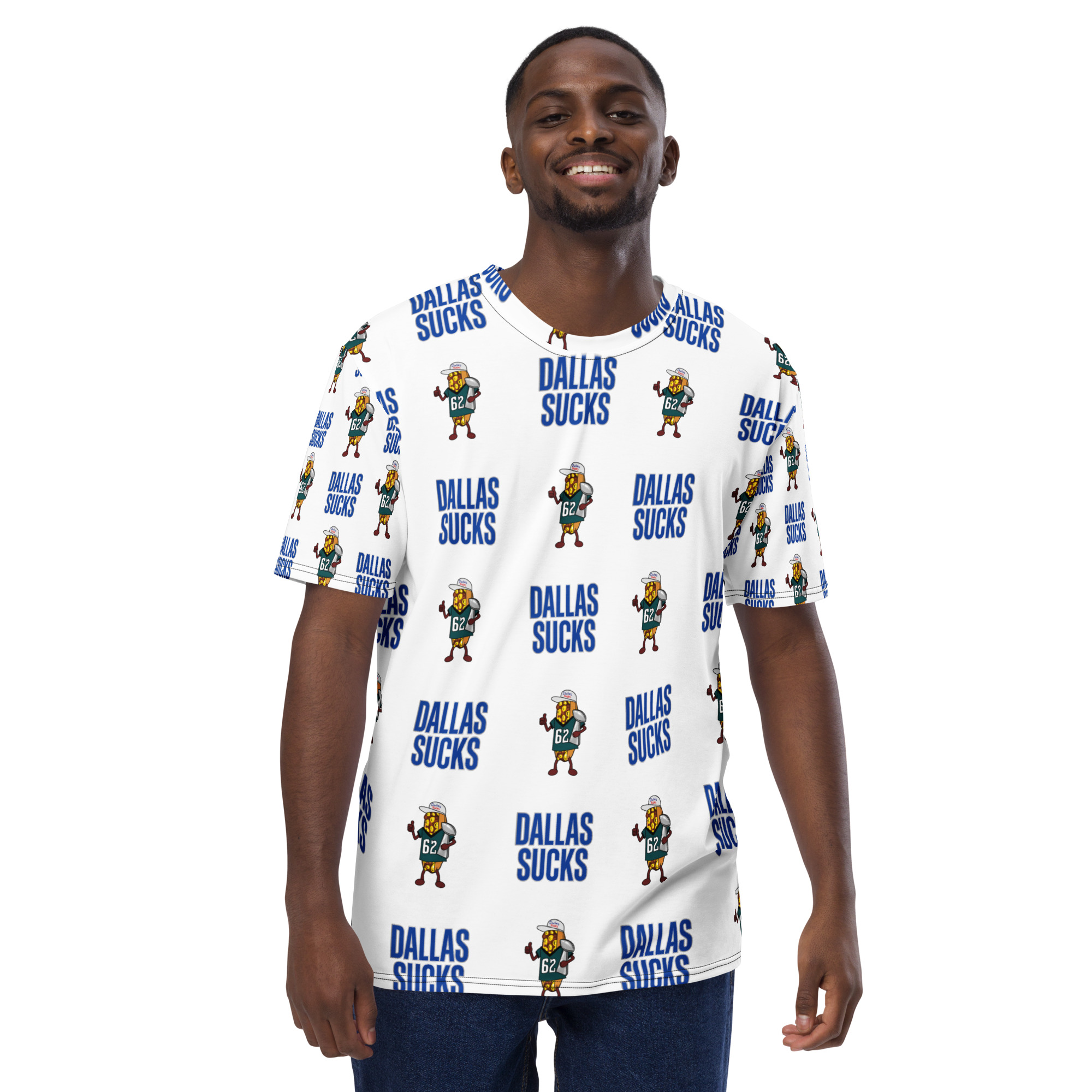T-shirt - The Cheesesteak Life - Cheesey Eagles Fan - Dallas Sucks - Extra Cheesey