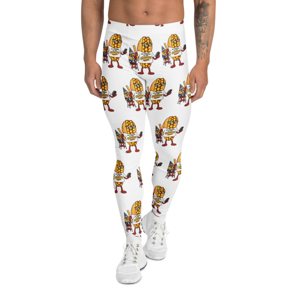 Men's Leggings - The Cheesesteak Life - Cheesey Teacher - Extra Cheesey