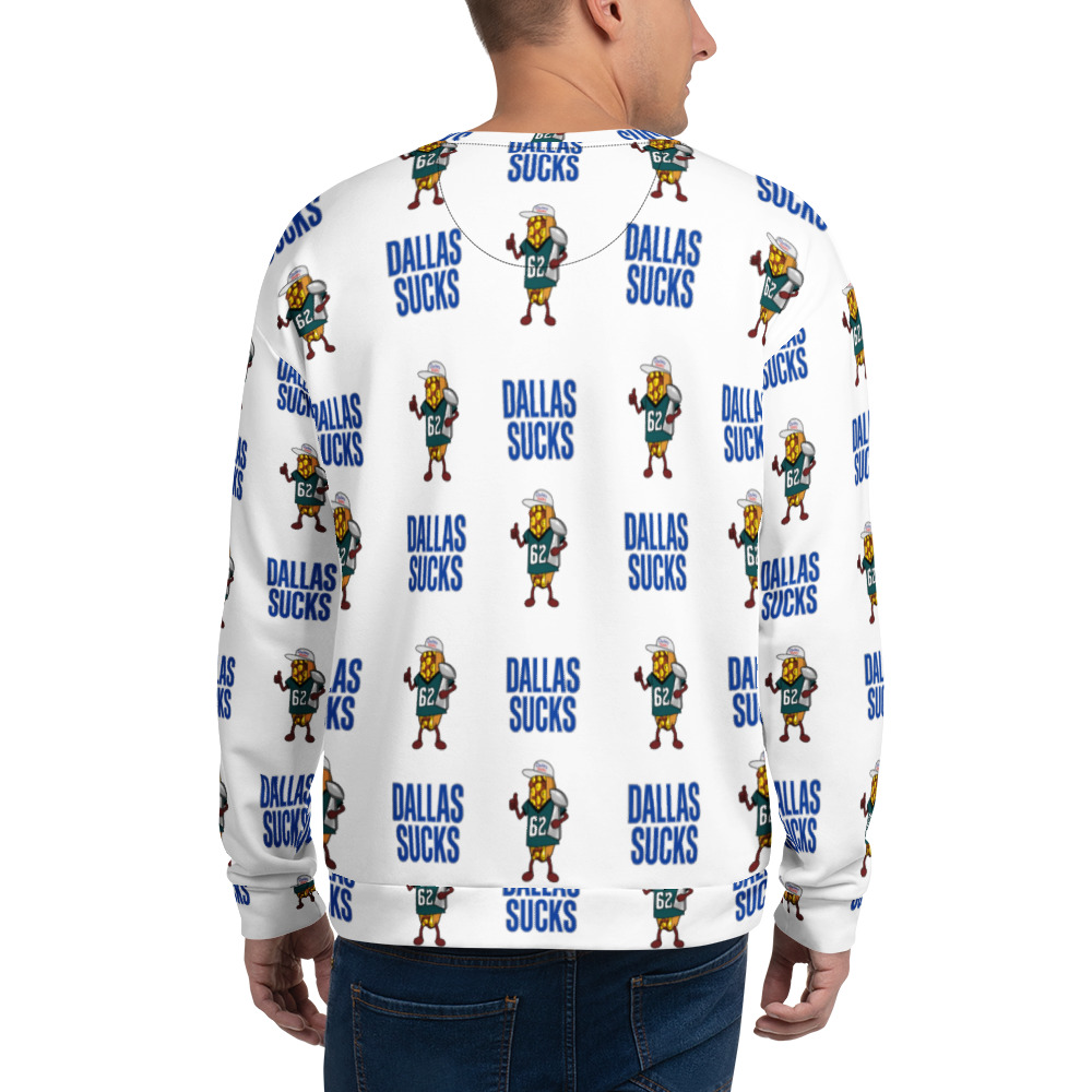Sweatshirt - The Cheesesteak Life - Cheesey Eagles Fan - Dallas Sucks - Extra Cheesey - Image 2