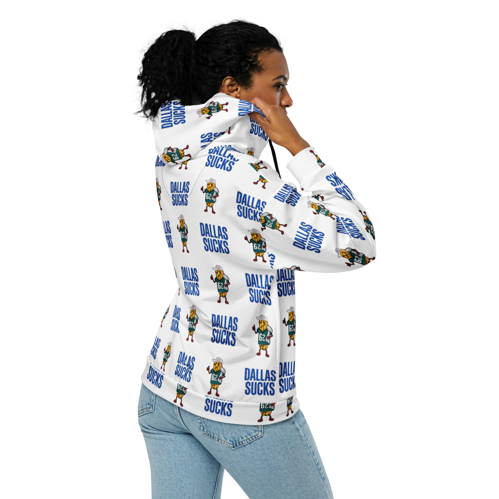 Zip hoodie - The Cheesesteak Life - Cheesey Eagles Fan - Dallas Sucks - Extra Cheesey - Image 3